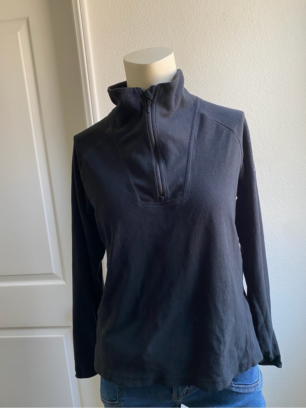 Columbia Women's Navy Quarter-Zip Fleece Pullover